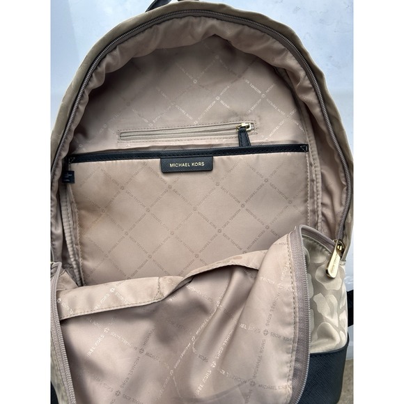 MICHAEL KORS Morgan Medium Backpack - Truffle Leppard Print‎ Great Condition